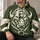 Bison Head and Football for Game Day Spirit and Casual Autumn Wear All-over Print Hoodie (Lightweight) - 6