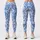 Blue And White Paisley Motifs For Yoga, Pilates And Everyday Style For Active Women Leggings - 3