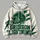 Vintage Green Football Helmet and Lightning Bolts for Game Day Fans and Sports Lovers All-over Print Hoodie (Lightweight) - 4