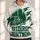 Vintage Green Football Helmet and Lightning Bolts for Game Day Fans and Sports Lovers All-over Print Hoodie (Lightweight) - 1