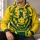 Bold Bison Head and Football for Game Day Cheer, Tailgates and Casual Campus Spirit All-over Print Hoodie (Lightweight) - 6