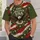 Olive Flag and Flying Eagle for Patriotic Summer Celebrations and July Gatherings All-over Print Unisex T-shirt - 5