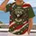 Olive Flag and Flying Eagle for Patriotic Summer Celebrations and July Gatherings All-over Print Unisex T-shirt - 2