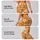 Orange And White Daisy Motifs for Yoga, Pilates, Commuting and Everyday Outings Style Leggings - 2