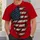Distressed American Flag Emblem for Patriotic Celebrations and Everyday Casual Wear All-over Print Unisex T-shirt - 5
