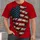 Distressed American Flag Emblem for Patriotic Celebrations and Everyday Casual Wear All-over Print Unisex T-shirt - 4