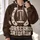Horseshoe Football Emblem for Autumn Game Days, Tailgates, and Weekend Fan Style All-over Print Hoodie (Lightweight) - 2