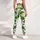 Cute Broccoli Vegetables for Yoga, Pilates, Gym Sessions and Everyday Activewear Leggings - 4