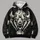 Bold Bison Head and Football for Game Day, Tailgating and Weekend Fan Wear Style All-over Print Hoodie (Lightweight) - 4