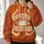 Horseshoe Football Crest for Autumn Game Days and Casual Weekend Wear All-over Print Hoodie (Lightweight) - 2
