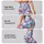 Bright Red Hearts And Sky Blue Checks For Yoga, Pilates And Everyday Active Outings Leggings - 2