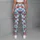 Bright Red Hearts And Sky Blue Checks For Yoga, Pilates And Everyday Active Outings Leggings - 5