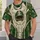 Emerald Football Helmet and Sideline Motifs for Game Day Celebrations and Teen Fans All-over Print Unisex T-shirt - 5