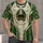 Emerald Football Helmet and Sideline Motifs for Game Day Celebrations and Teen Fans All-over Print Unisex T-shirt - 4