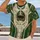 Emerald Football Helmet and Sideline Motifs for Game Day Celebrations and Teen Fans All-over Print Unisex T-shirt - 2