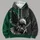 Spread-Wing Eagle Gripping Football for Game Day and Casual Weekend Wear All-over Print Hoodie (Lightweight) - 4