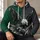 Spread-Wing Eagle Gripping Football for Game Day and Casual Weekend Wear All-over Print Hoodie (Lightweight) - 6