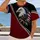 Bald Eagle and American Flag Motif for Independence Day Celebrations All-over Print Unisex T-shirt - 2