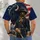Cavalryman, Bison and Flag Tribute for Outdoor Gatherings and History Enthusiasts All-over Print Unisex T-shirt - 6