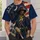 Cavalryman, Bison and Flag Tribute for Outdoor Gatherings and History Enthusiasts All-over Print Unisex T-shirt - 5