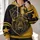 Buffalo Shield and Crossed Rifles for Heritage Events and Everyday Outdoor Wear All-over Print Hoodie (Lightweight) - 2