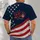 American Flag Stars and Stripes for Independence Day Celebrations and Summer Gatherings All-over Print Unisex T-shirt - 6