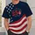 American Flag Stars and Stripes for Independence Day Celebrations and Summer Gatherings All-over Print Unisex T-shirt - 5