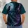 Gothic Raven Moon Castle and Potion Scene for Halloween Dark Fantasy Nights All-over Print Unisex T-shirt - 6