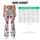 Strawberry and Teal Botanical Motifs for Yoga, Pilates and Everyday Wear Leggings - 7