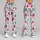 Strawberry and Teal Botanical Motifs for Yoga, Pilates and Everyday Wear Leggings - 9