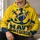 Nautical Football Crest for Game Day and Everyday Casual Wear for Navy Fans All-over Print Hoodie (Lightweight) - 6