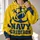Nautical Football Crest for Game Day and Everyday Casual Wear for Navy Fans All-over Print Hoodie (Lightweight) - 2
