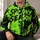 Neon Green Spooky Season 31 Baseball Style for Halloween Parties and Autumn Events All-over Print Hoodie (Lightweight) - 6