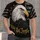 Bald Eagle And Honeycomb Flag Motif For Motorcycle Rides And Outdoor Camping All-over Print Unisex T-shirt - 4