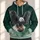 Bald Eagle Football Fan Art for Game Day Gatherings and Casual Weekend Wear All-over Print Hoodie (Lightweight) - 1