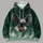 Bald Eagle Football Fan Art for Game Day Gatherings and Casual Weekend Wear All-over Print Hoodie (Lightweight) - 4