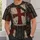 Crusader Armor And Cross Emblem For Renaissance Fairs And Comic Con Fans All-over Print Unisex T-shirt - 5