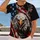 Bald Eagle Flag Tribute for Patriotic Streetwear and Independence Day Celebrations All-over Print Unisex T-shirt - 2