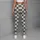 Ivory Charcoal Checkerboard Style for Yoga Pilates and Everyday City Wear Leggings - 6