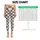 Ivory Charcoal Checkerboard Style for Yoga Pilates and Everyday City Wear Leggings - 1