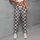 Ivory Charcoal Checkerboard Style for Yoga Pilates and Everyday City Wear Leggings - 4