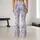 Lavender Paisley and Floral Motifs for Yoga, Pilates, and Everyday Wear Leggings - 10