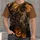 Halloween Black Cats, Jack-o'-Lanterns and Haunted Graveyard for October Nights All-over Print Unisex T-shirt - 4