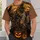 Halloween Black Cats, Jack-o'-Lanterns and Haunted Graveyard for October Nights All-over Print Unisex T-shirt - 5