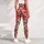 Pink Strawberry Scatter for Yoga, Pilates, and Everyday Summer Style Leggings - 5