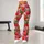 Pink Strawberry Scatter for Yoga, Pilates, and Everyday Summer Style Leggings - 11