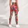 Pink Strawberry Scatter for Yoga, Pilates, and Everyday Summer Style Leggings - 5