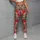 Pink Strawberry Scatter for Yoga, Pilates, and Everyday Summer Style Leggings - 4