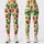 Scarlet Strawberries And Green Leaves For Yoga Pilates And Everyday Outings Leggings - 3