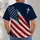 Distressed American Flag And Cross For Patriotic Faith And Independence Day All-over Print Unisex T-shirt - 6
